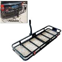 Cargo Carrier Basket Style Car Auto Vehicle Steel Hitch Mounted Rack CL1002