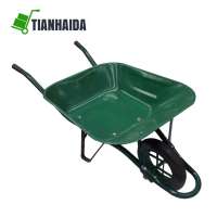 wb6400 heavy duty large  Steel wheel barrow with air wheel