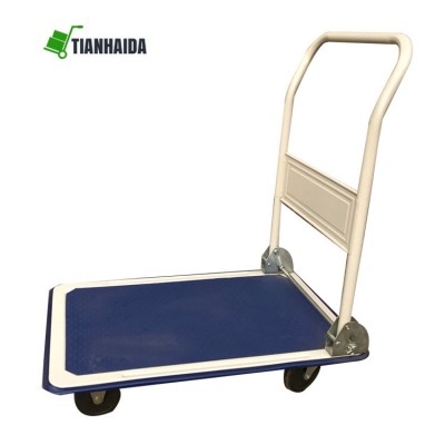 Qingdao Best choice warehouse large platform moving push hand truck