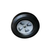 Super high quality sturdy heavy duty small solid rubber wheel