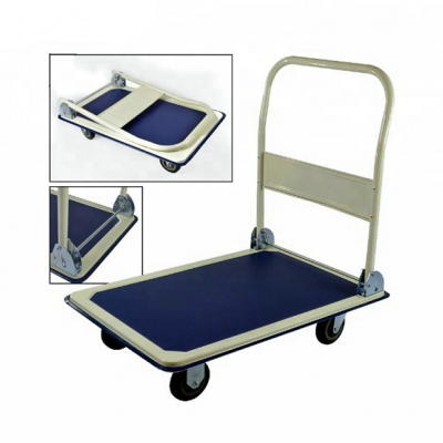 2018 New Design 4 wheel foldable Platform Hand Trolley Foldable Hand Carts