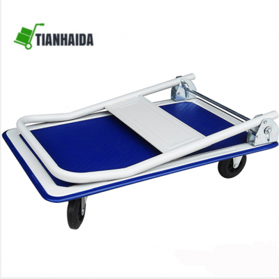 New design heavy duty foldable platform hand truck trolley